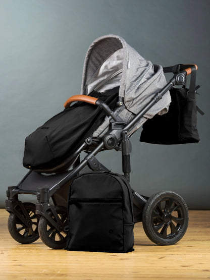 PINKIE Wickeltasche Softshell Black M