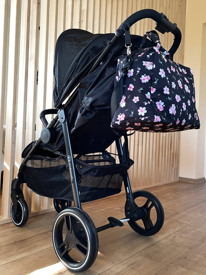 PINKIE Kinderwagentasche Softshell Rose XL