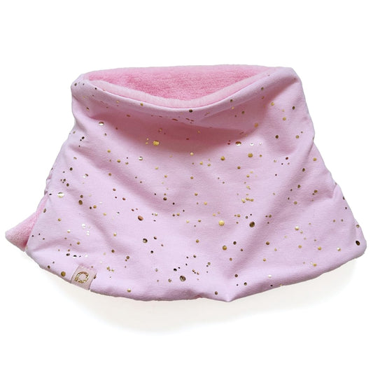 PINKIE Schlauchschal Shine Gold Pink