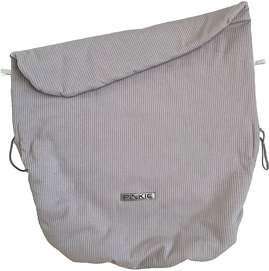 PINKIE Zubindbare Decke Label Grey