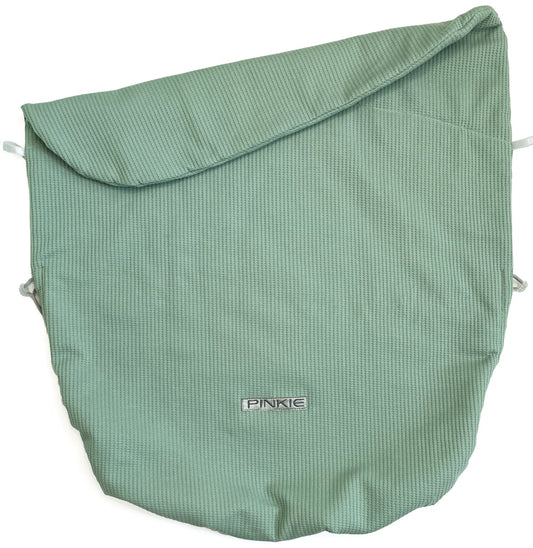 PINKIE Zubindbare Decke Label Green