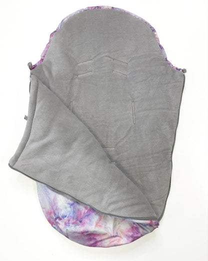 Winterfußsack Pinkie Marble 0-12 Monate