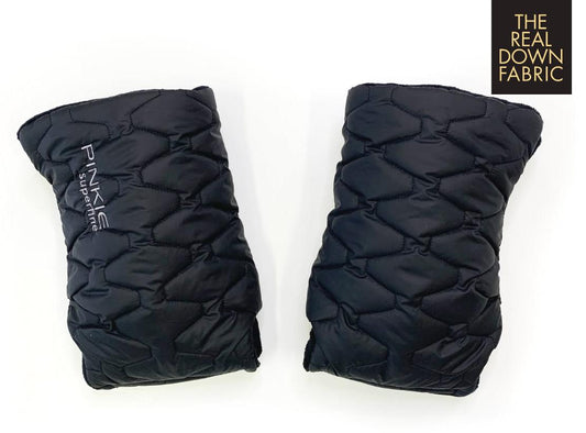 PINKIE Daunen Kinderwagenhadschuhe Superfine Black