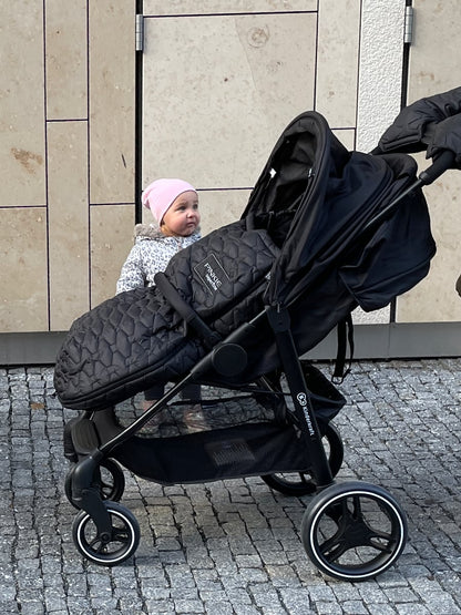 PINKIE Daunen Winterfußsack Superfine Black