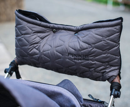 PINKIE Daunen-Handwärmer Superfine Dark Grey