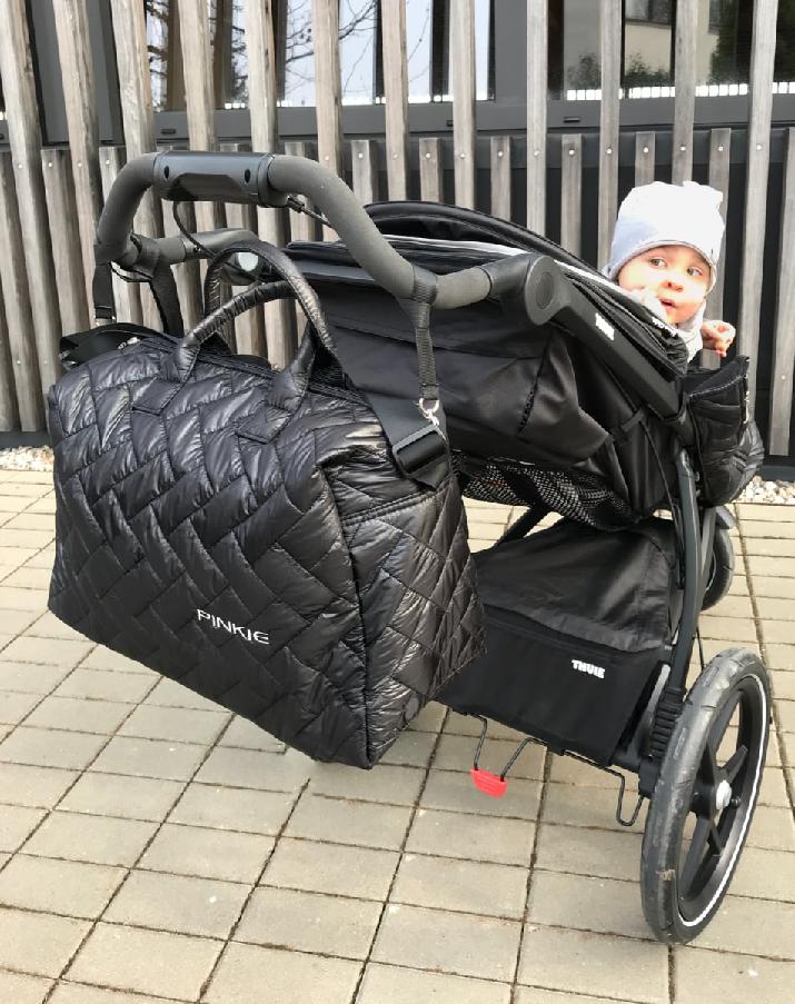 PINKIE Kinderwagentasche Zig Zag XL
