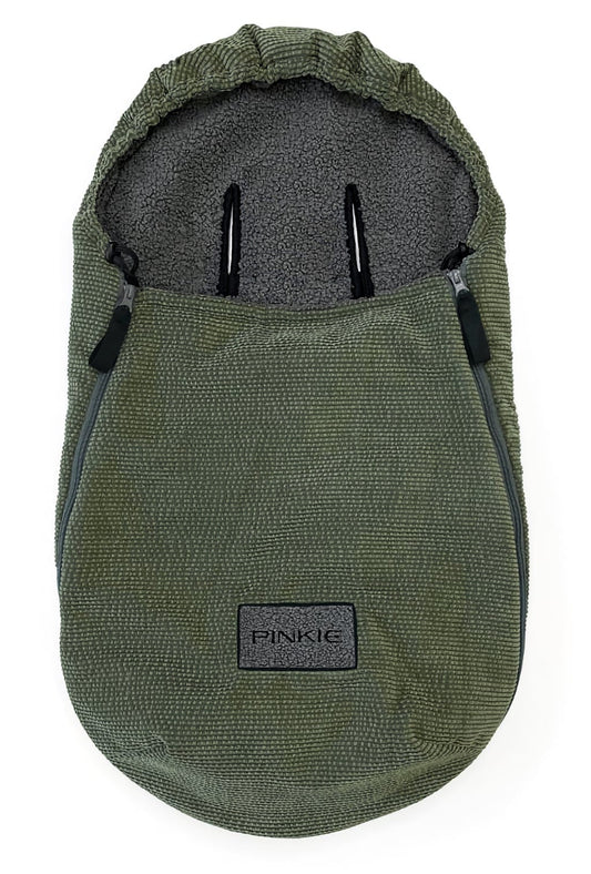 Fußsack  Pinkie Fur Teddy Green 0-12 Monate