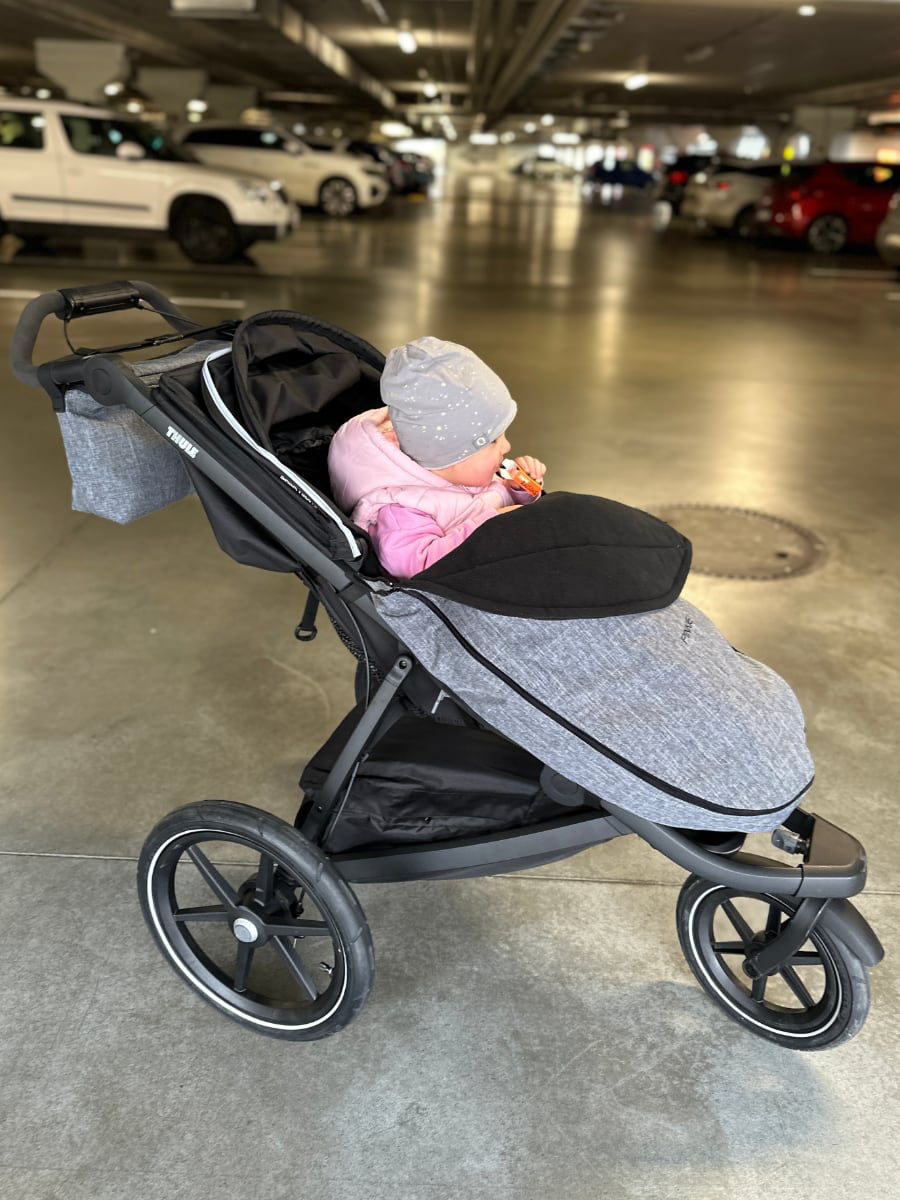 Warme Beindecke Pinkie Grey Melange
