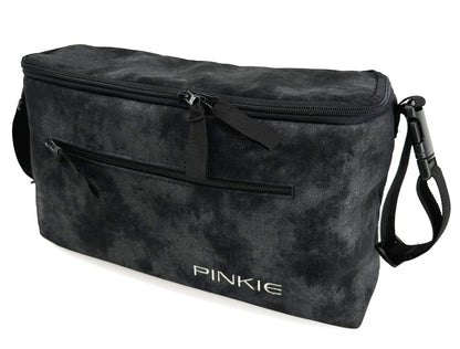 PINKIE Organizer Faux Leather Black Closed