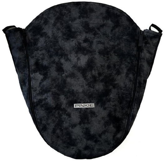 PINKIE Beindecke Faux Leather Black mit Funktionsschicht