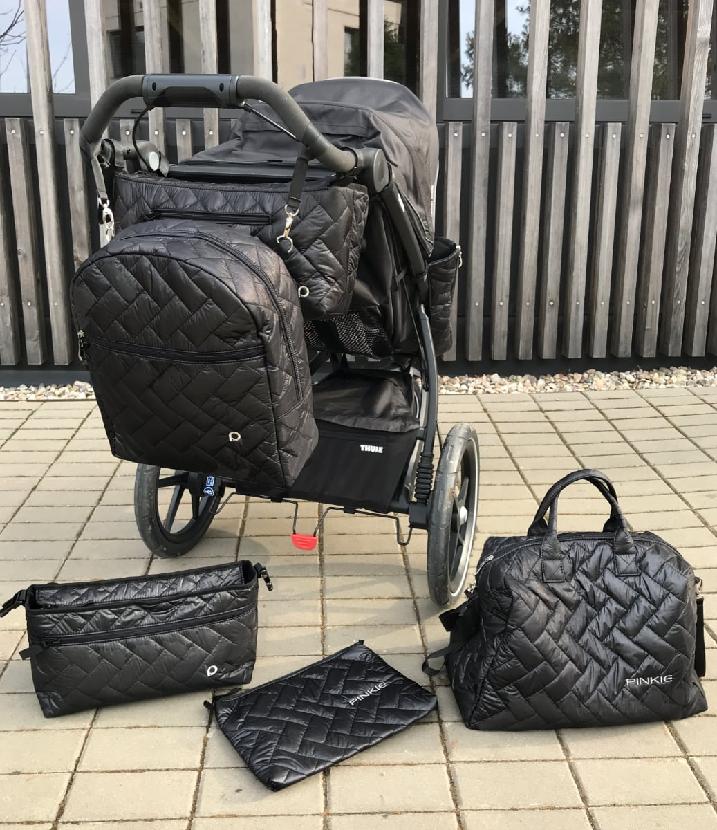 PINKIE Wickeltasche Zig Zag M