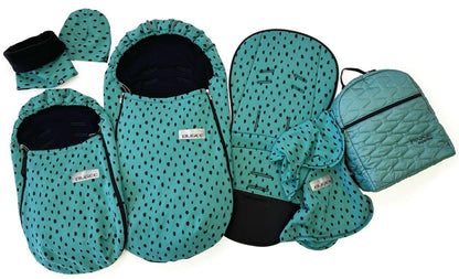 Decke  Pinkie Soft Turquoise BIO