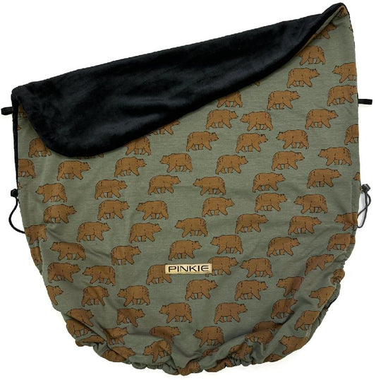 Zubindbare Decke Pinkie Bear Green