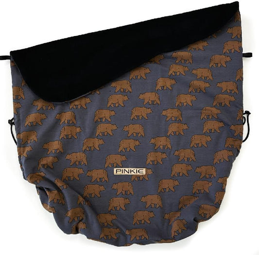 Zubindbare Decke Pinkie Bear Anthracite