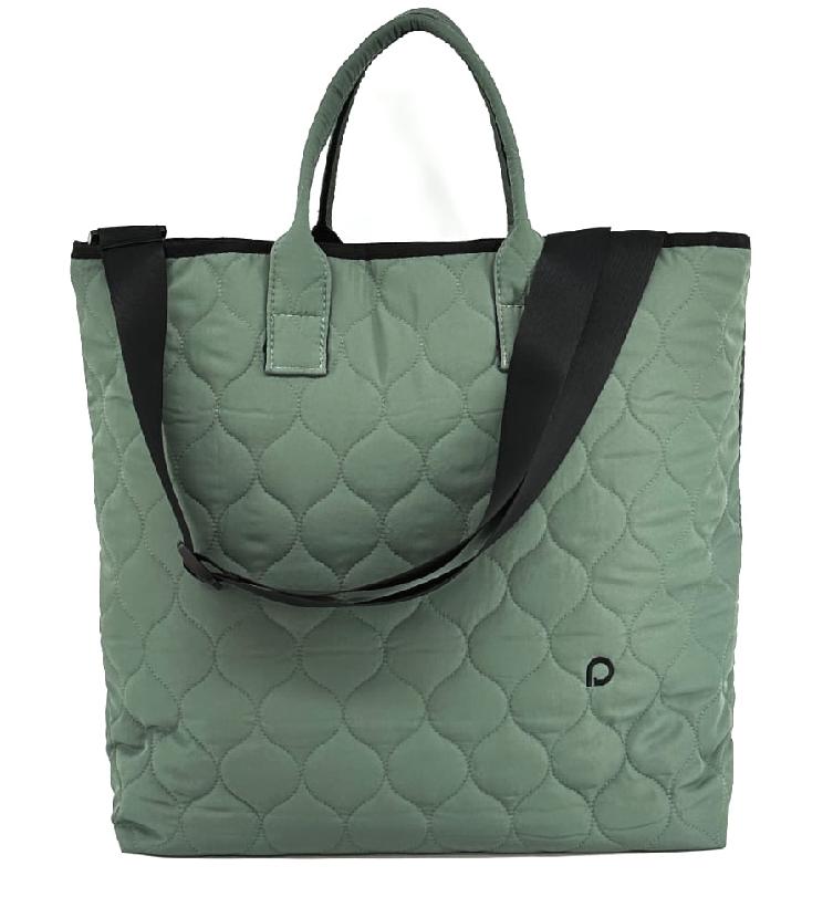 PINKIE Shopper Tasche Double Wave Green