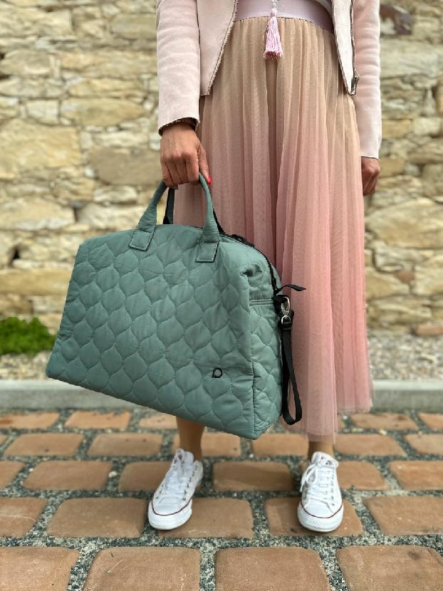 PINKIE Kinderwagentasche Double Wave Green XL