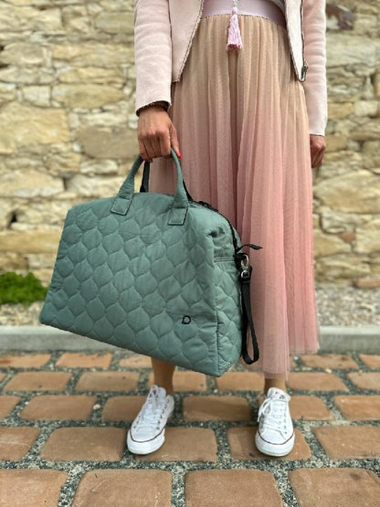 PINKIE Kinderwagentasche Double Wave Green XL