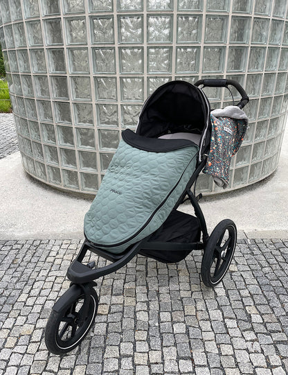 Beindecke Double Wave Green mit Funktionsschicht