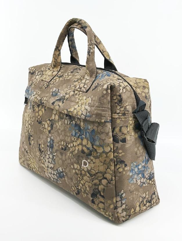 PINKIE Wickeltasche  Suede Japan Taupe II M