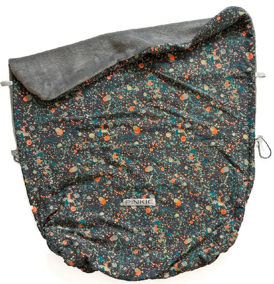 Zubindbare Decke Pinkie Spot Neon Grey