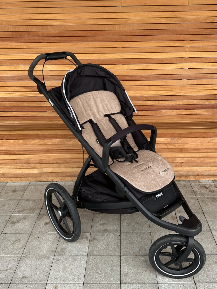 PINKIE Verlängerte Sitzeinlage für den Sommer Bamboo Taupe