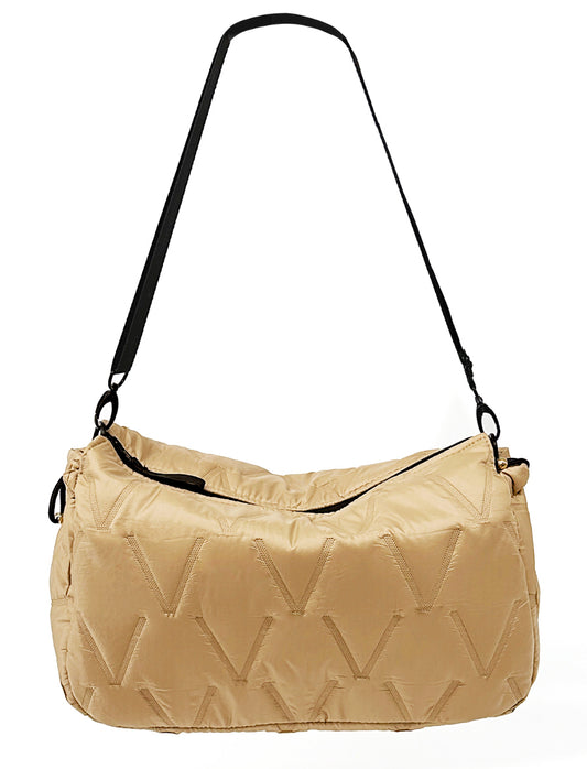 PINKIE Kleine Handtasche/Wickeltasche  Vee Sand S