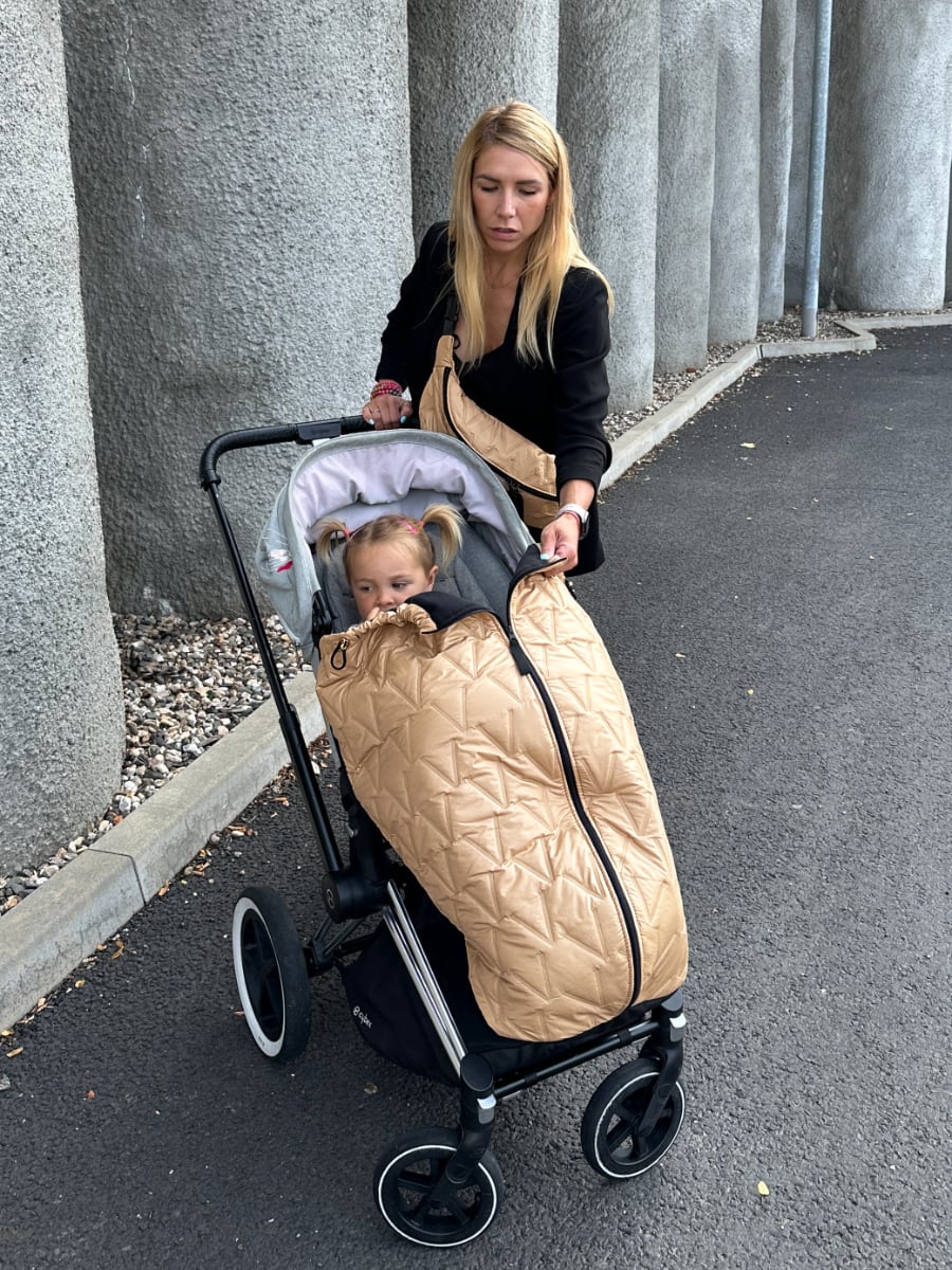 Mitwachsende Beindecke Pinkie Vee Sand
