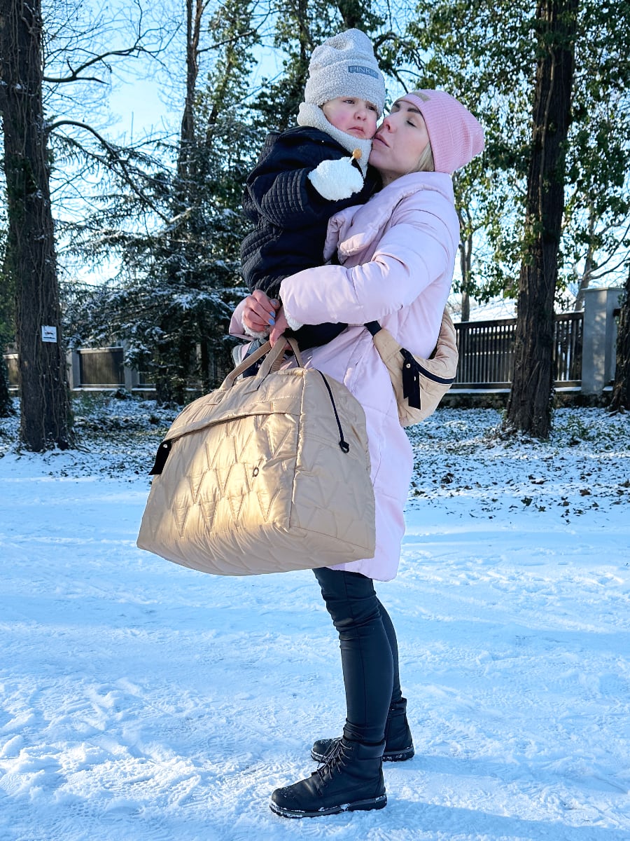 PINKIE Reisetasche Vee Sand
