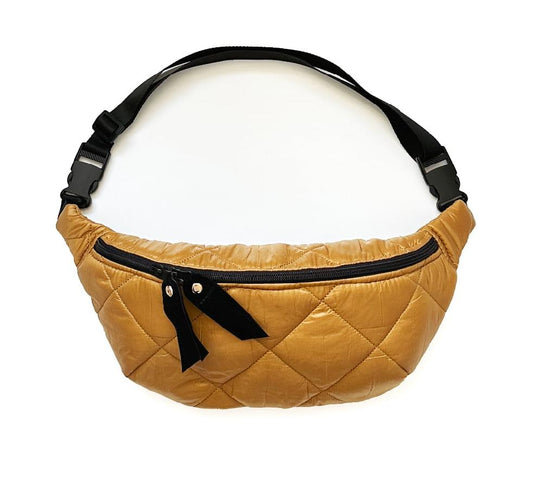 Kleine Bauchtasche  Pinkie Gold Square