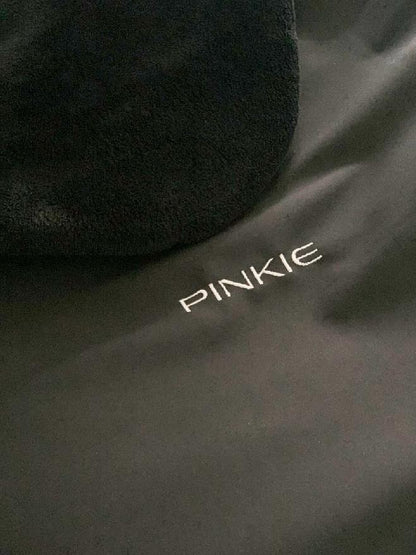 Warme zubindbare Decke Pinkie Softshell Black