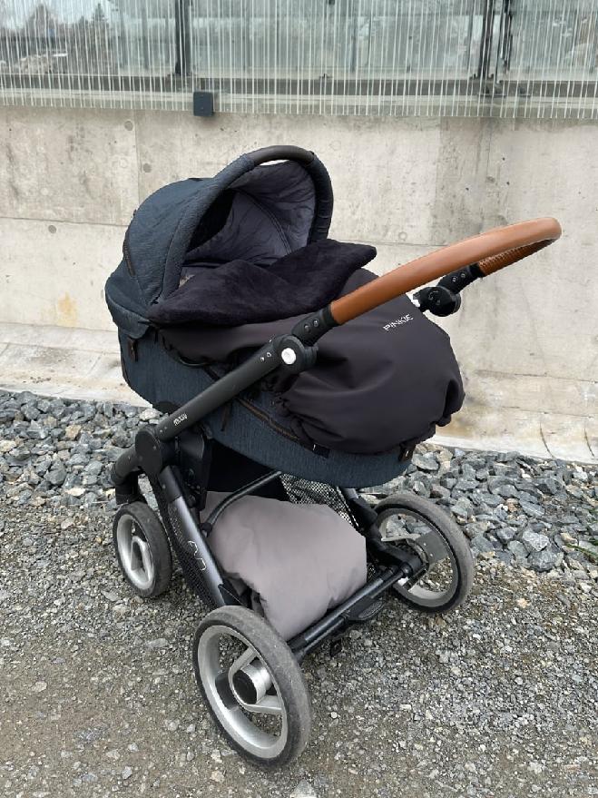 Warme zubindbare Decke Pinkie Softshell Black