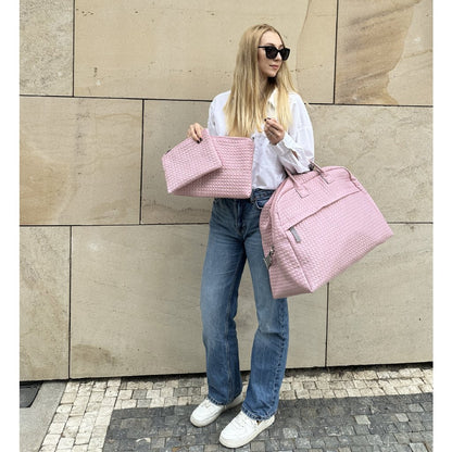 PINKIE Set Reisetaschen Small Pink Comb