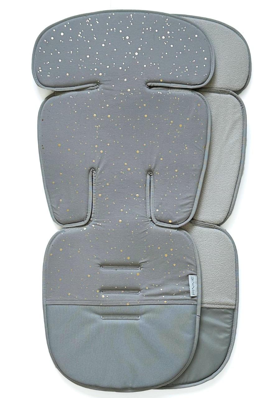 PINKIE Verlängerte Sitzeinlage Shine Gold Grey