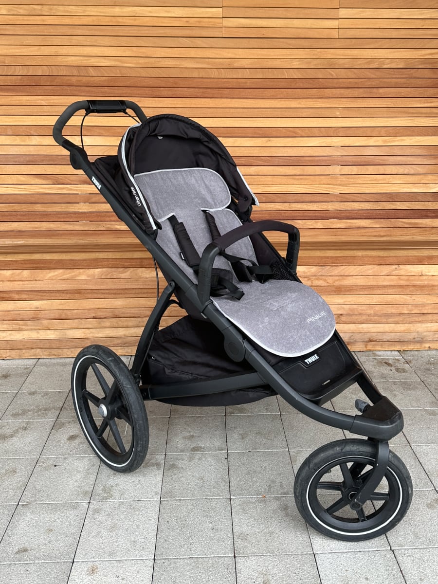 PINKIE Verlängerte Sitzeinlage für den Sommer Bamboo Grey