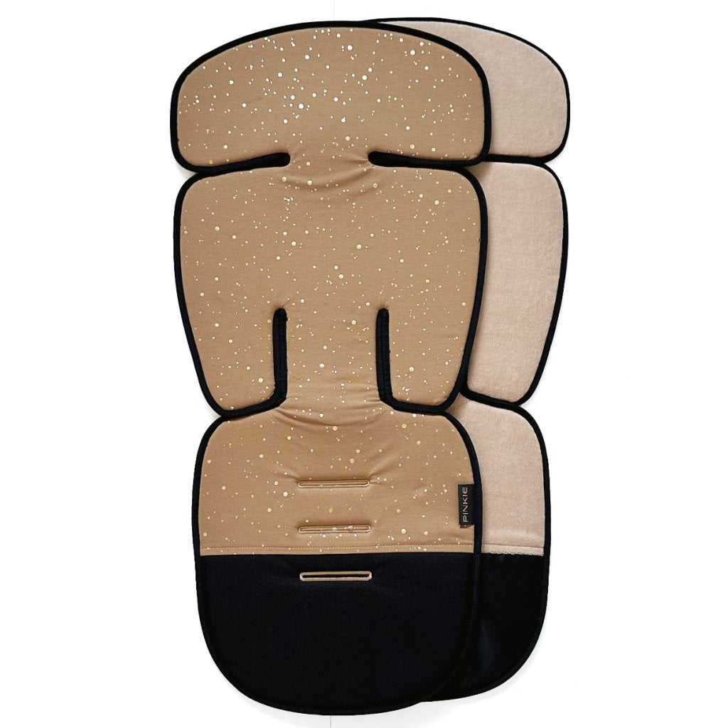 PINKIE Verlängerte Sitzeinlage Shine Gold Camel