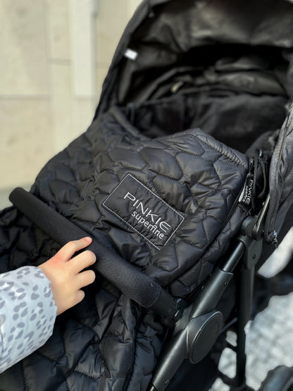 PINKIE Daunen Winterfußsack Superfine Black