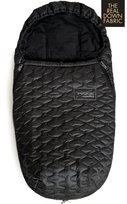 PINKIE Daunen Winterfußsack Superfine Black