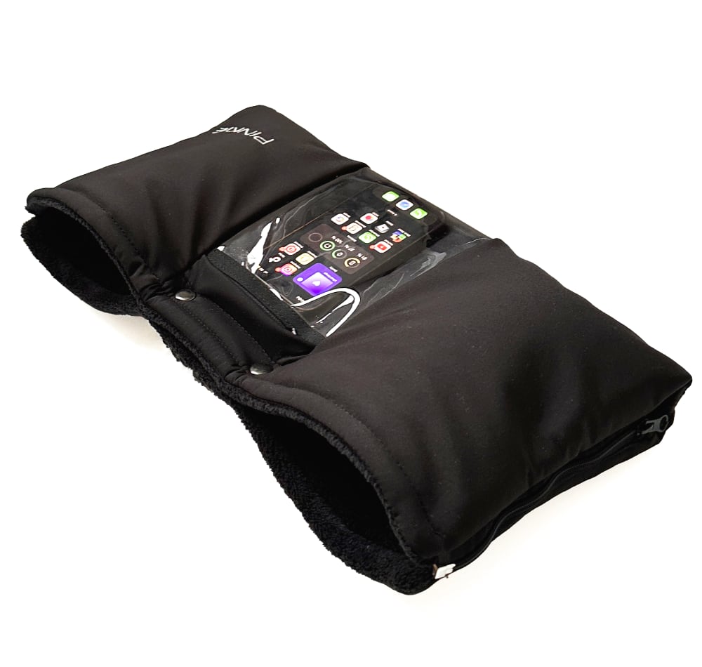 Handwärmer Pinkie Softshell Black Case