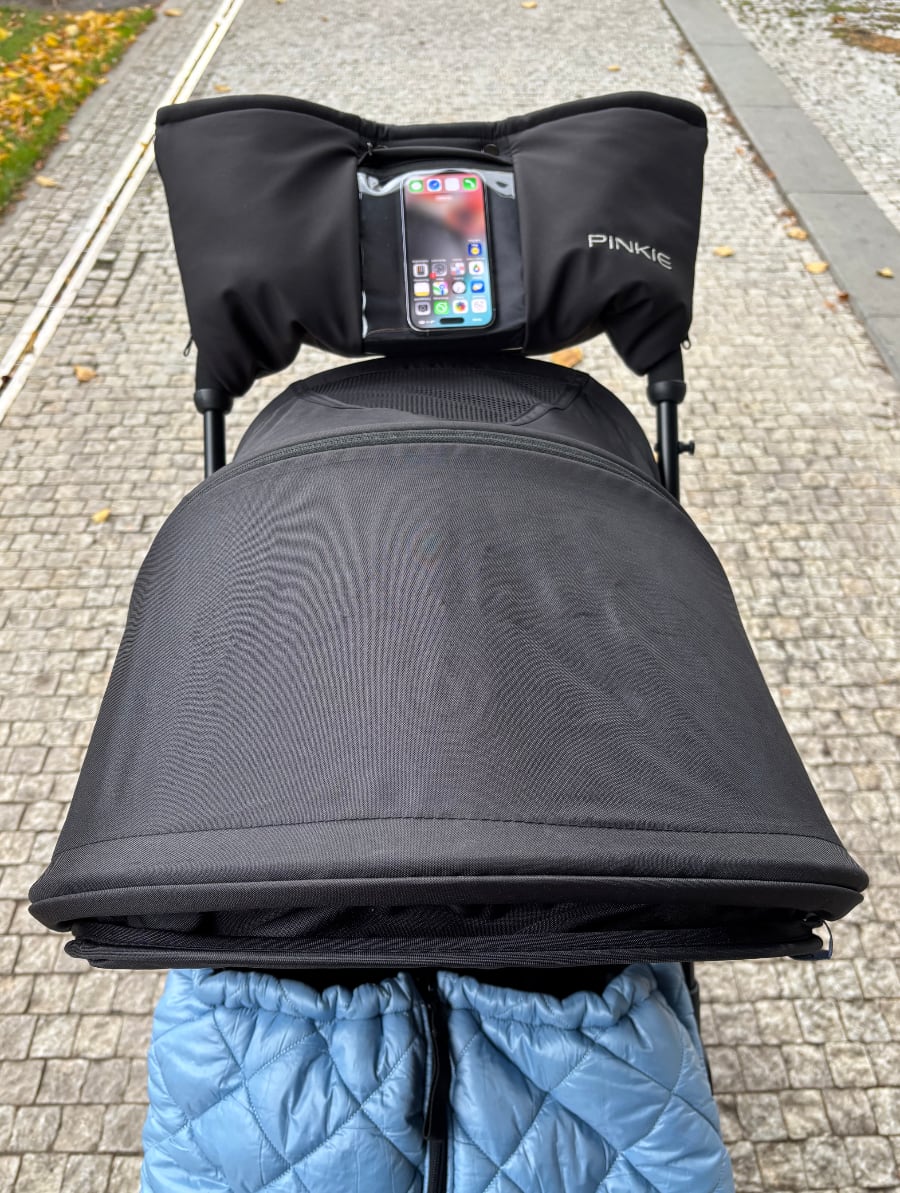 Handwärmer Pinkie Softshell Black Case
