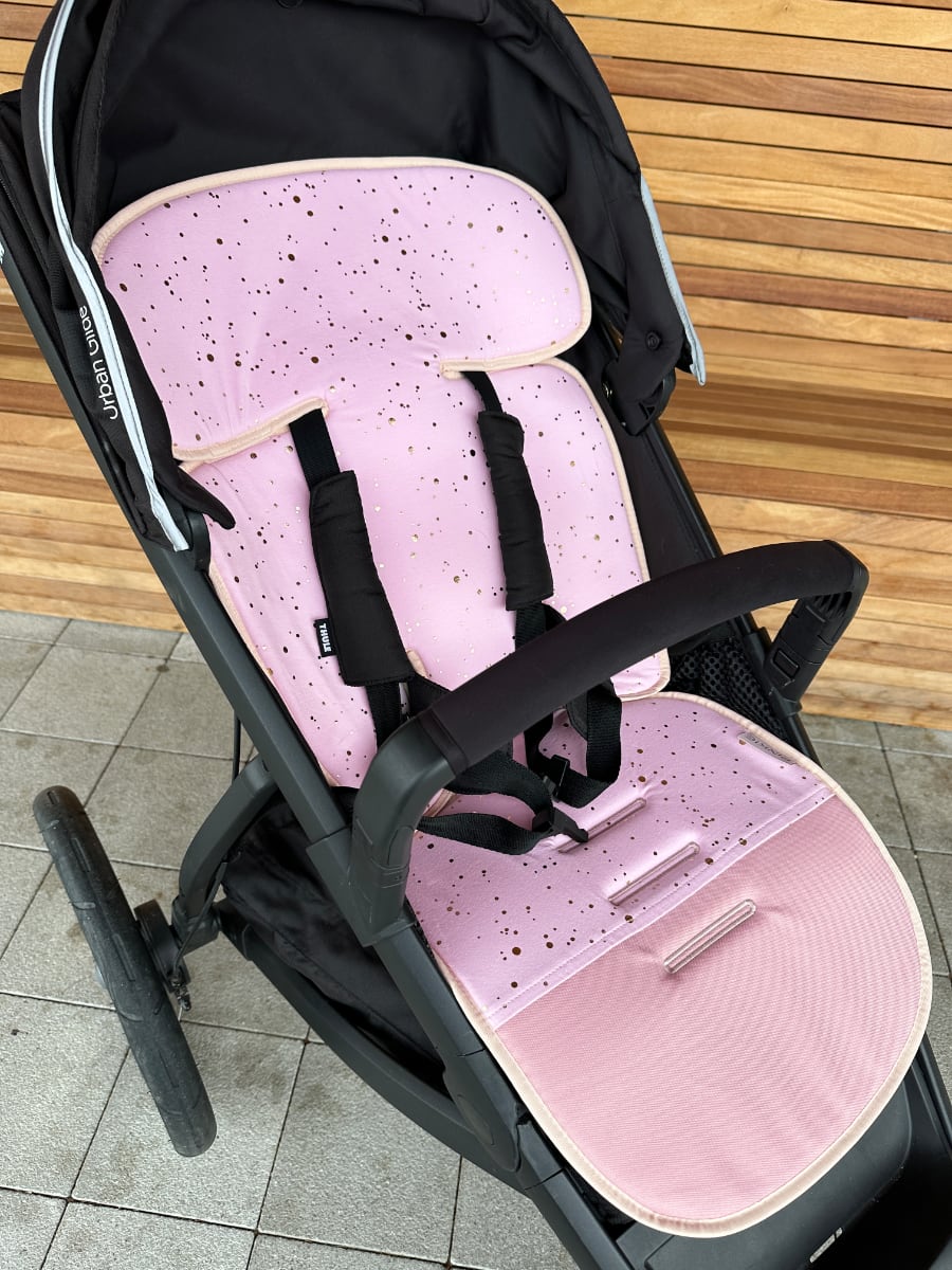 PINKIE Verlängerte Sitzeinlage Shine Gold Pink