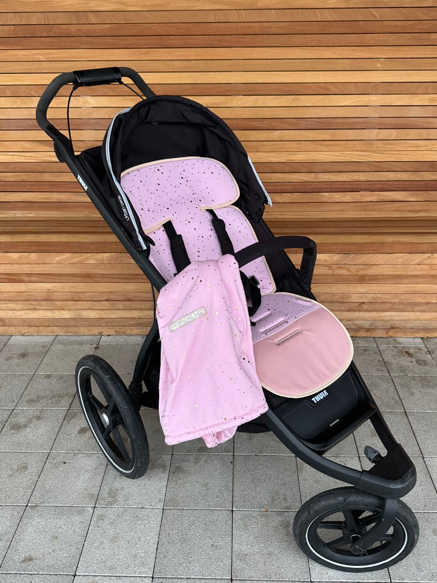 PINKIE Verlängerte Sitzeinlage Shine Gold Pink