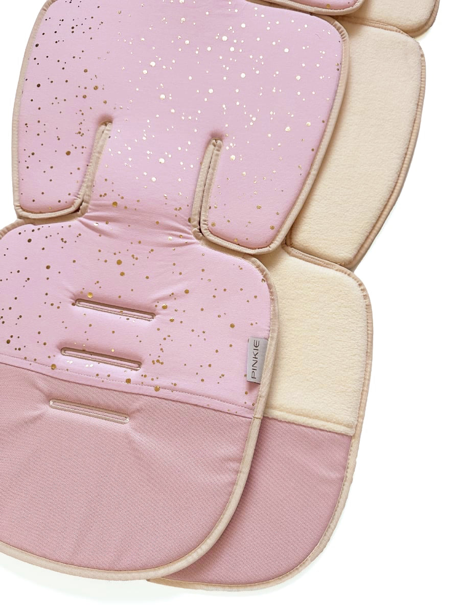 PINKIE Verlängerte Sitzeinlage Shine Gold Pink