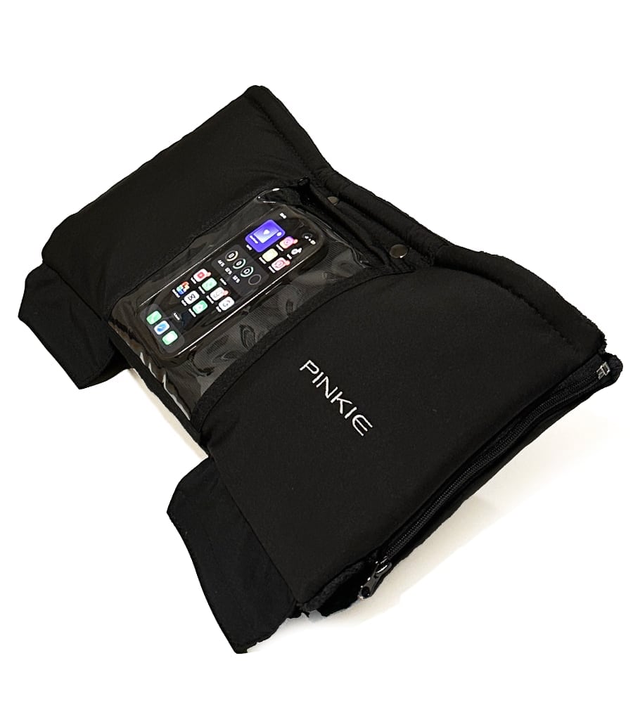 PINKIE Handwärmer Softshell Black Case für Thule