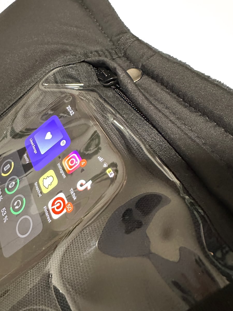 PINKIE Handwärmer Softshell Black Case für Thule