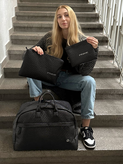 PINKIE Set Reisetaschen Black Comb