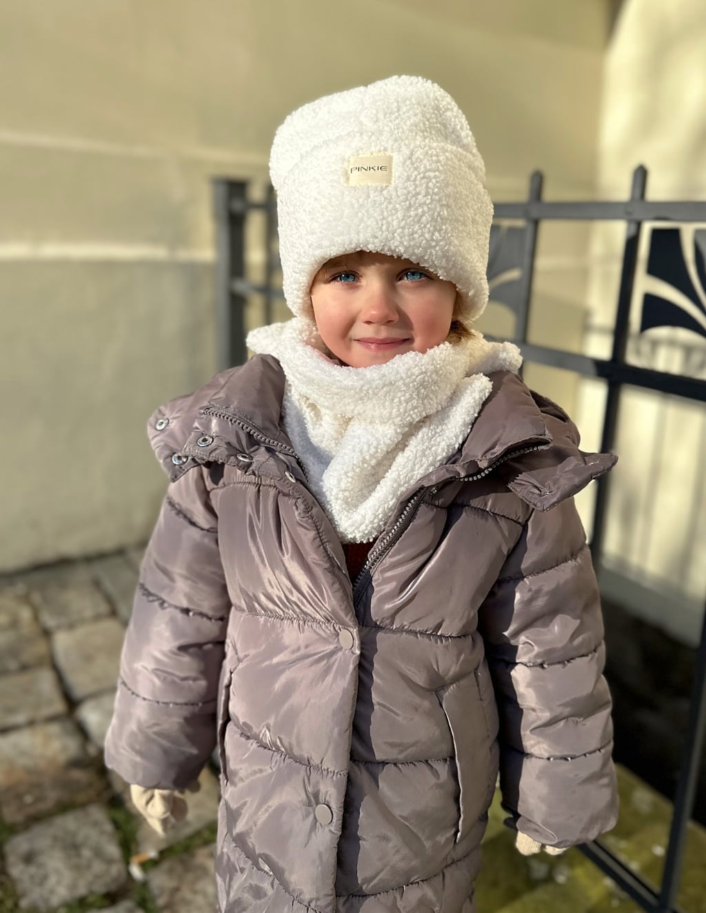 PINKIE Mütze Label Teddy Snow