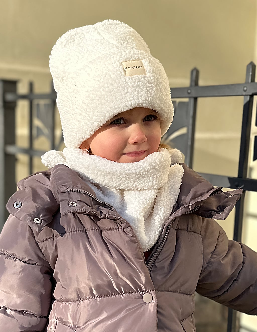 PINKIE Mütze Label Teddy Snow