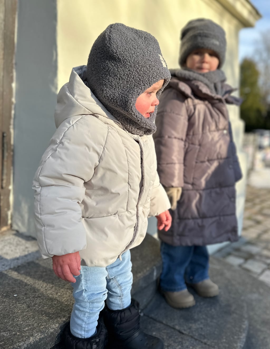 PINKIE Mütze  Teddy Grey