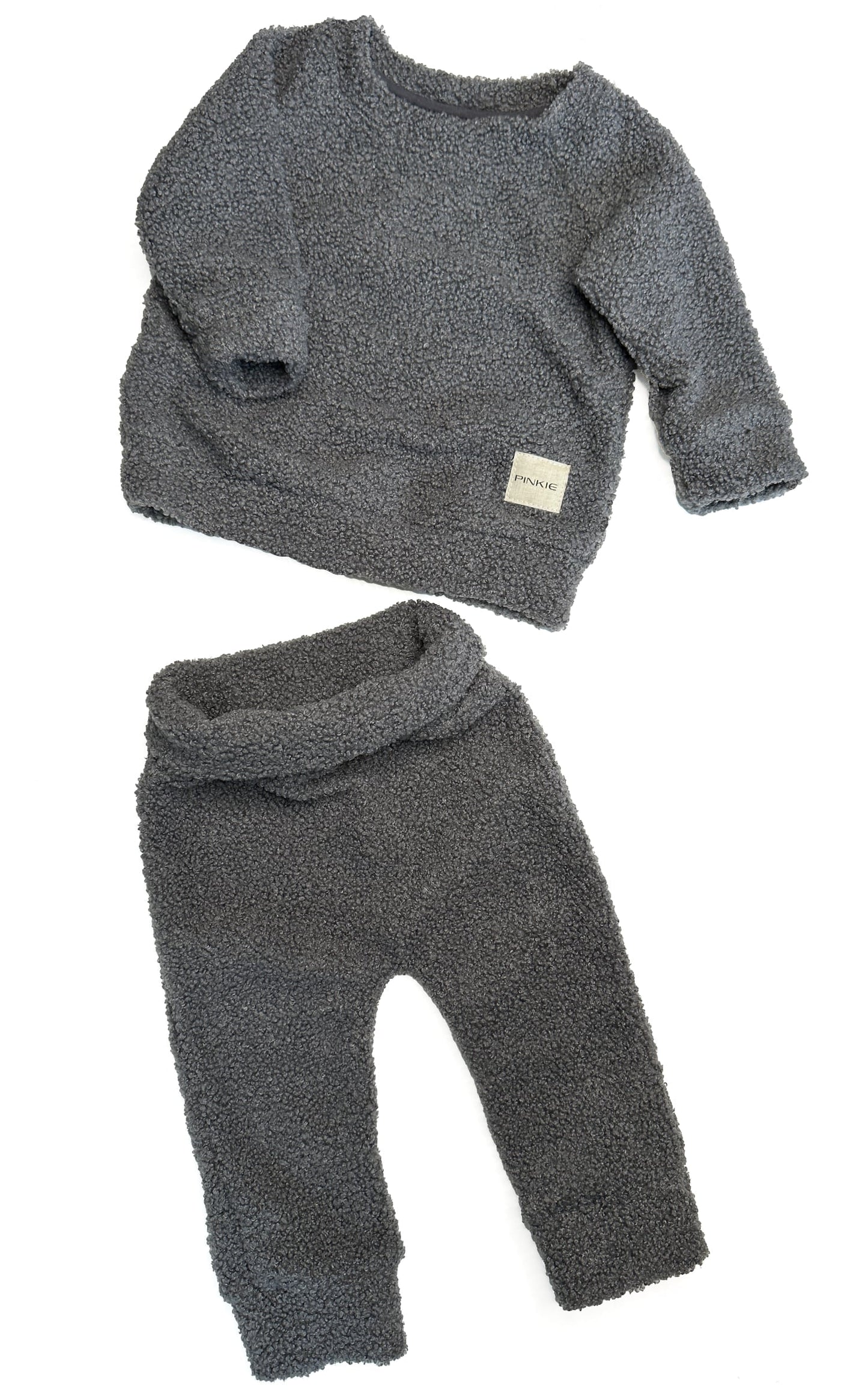 PINKIE Sweatshirt Teddy Grey