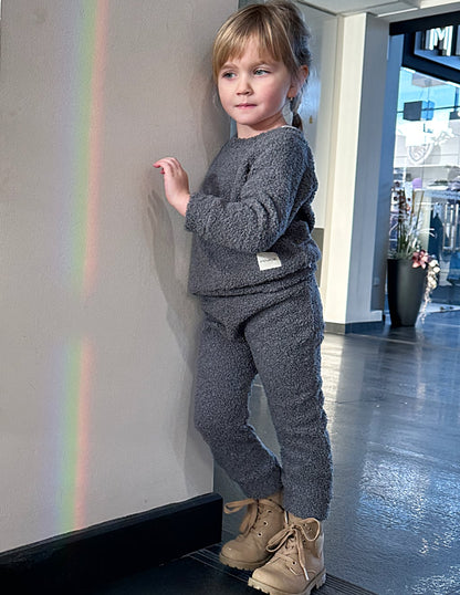 PINKIE Sweatshirt Teddy Grey